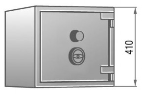 PRIMAT STARPRIM 1035/N-SM Alpha SM Wertschutzschrank Tresor Klasse I (1) nach EN 1143-1