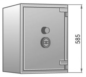 PRIMAT STARPRIM 1055/N-SM Alpha SM Wertschutzschrank Tresor Klasse I (1) nach EN 1143-1