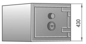 PRIMAT STARPRIM 2040/N Wertschutzschrank Tresor Klasse II (2) nach EN 1143-1