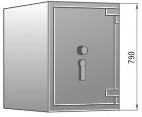 PRIMAT STARPRIM 2095/N Wertschutzschrank Tresor Klasse II (2) nach EN 1143-1