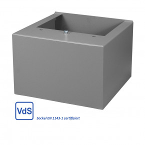 Stahlsockel (VdS zertifiziert) für Wertheim AG, BG, Höhe frei wählbar 65-800mm