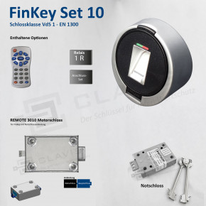 Carl Wittkopp FinKey FS Fingerprint biometrisches Tresorschloss Fingerabdruck, Cawi