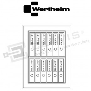 Wertheim Wertschutzschrank DWS0849 Widerstandsgrad 4 (IV) nach EN 1143-1