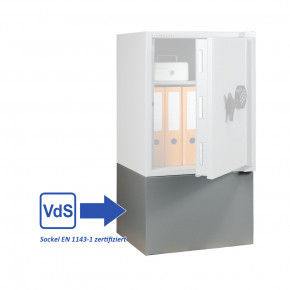 Stahlsockel (VdS zertifiziert) für Wertheim AG, BG, Höhe frei wählbar 65-800mm